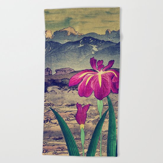 Evening Hues at Jiksa Beach Towel