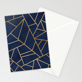 Art Deco - Blue Stationery Cards