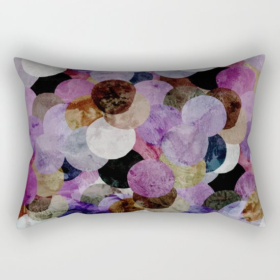 Circles III Rectangular Pillow