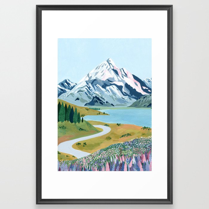 New Zealand Framed Art Print