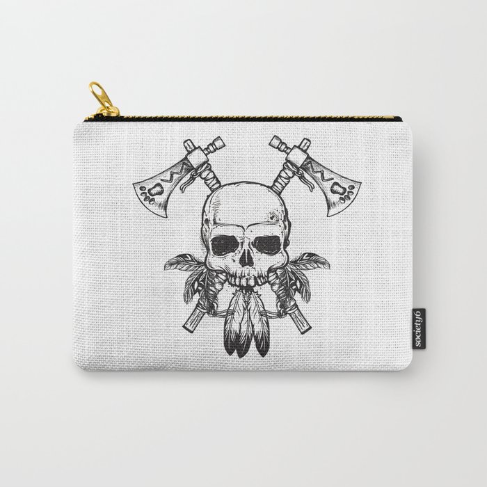 Tomahawk Skull Carry-All Pouch