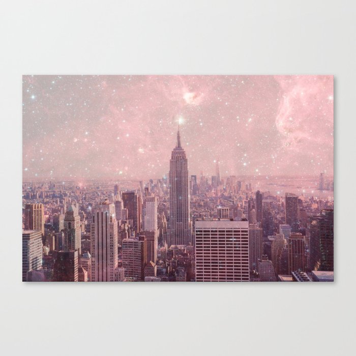 Stardust Covering New York Canvas Print