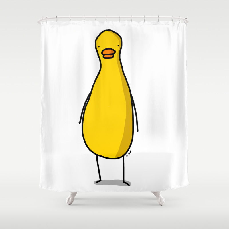 duck shower curtain