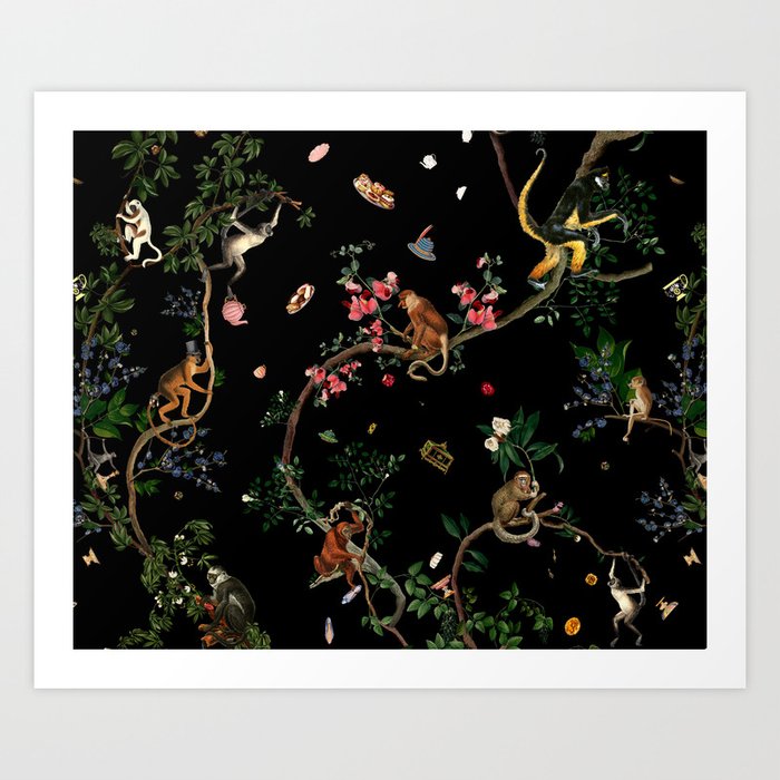 Monkey World Kunstdrucke Monkey World Kunstdrucke