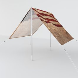 Textured American Flag Sun Shade