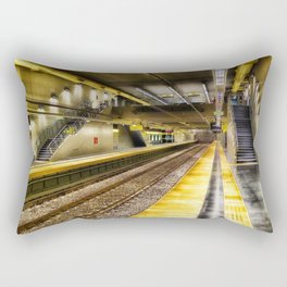 Argentina Photography - Subway Train Station In Buenos Aires Rectangular Pillow