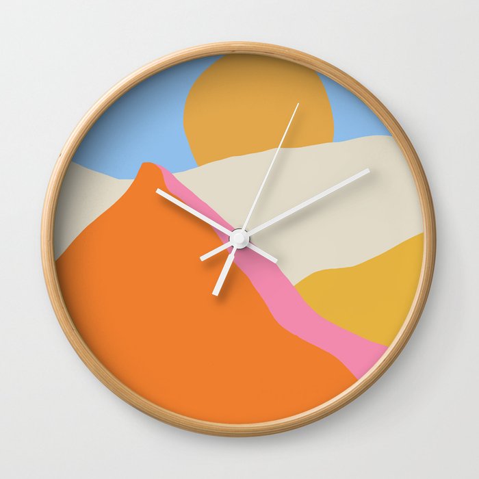 Hoping for the Better Landscape Wall Clock