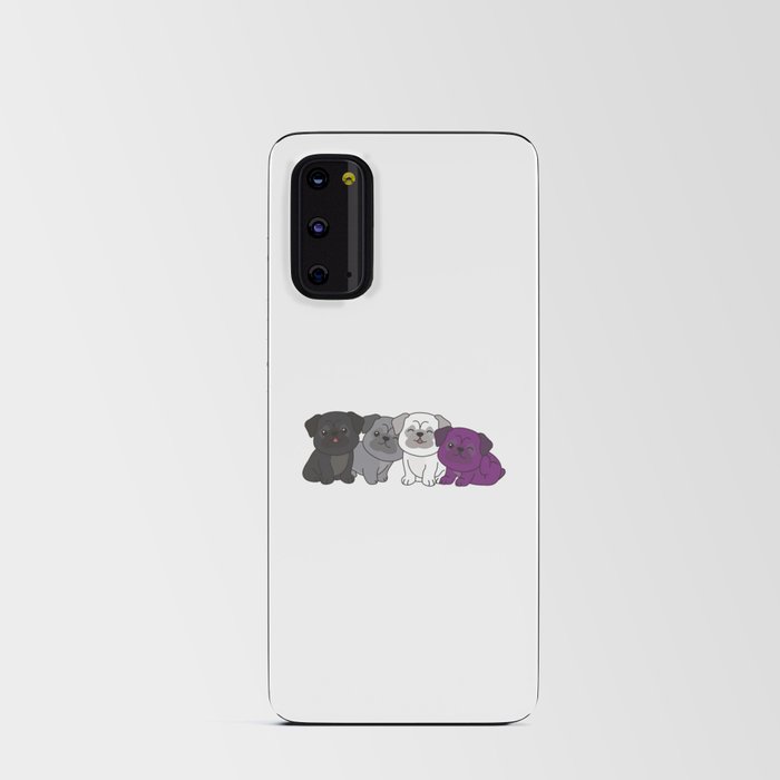 Asexual Flag Pug Pride Lgbtq Cute Dogs Android Card Case