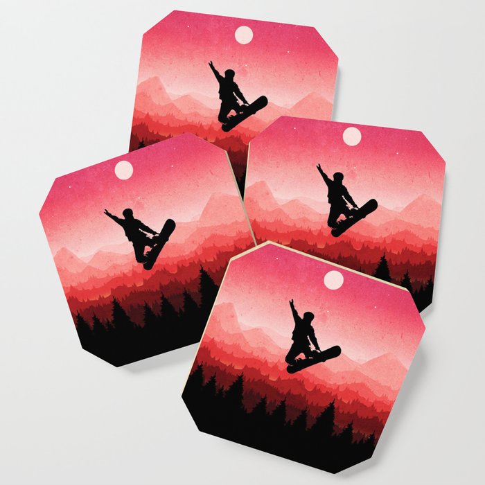 Snowboard Skyline I Coaster