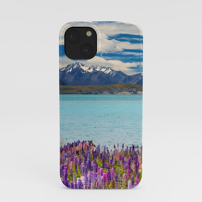 Landscape with Lupin Flowers iPhone Case