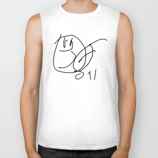Hey Baby BW #1 Biker Tank