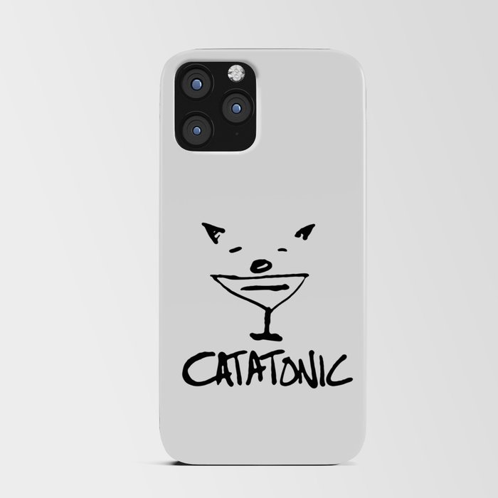 Catatonic - Funny Cat Meme iPhone Card Case