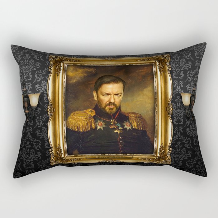 Ricky Gervais - replaceface Rectangular Pillow
