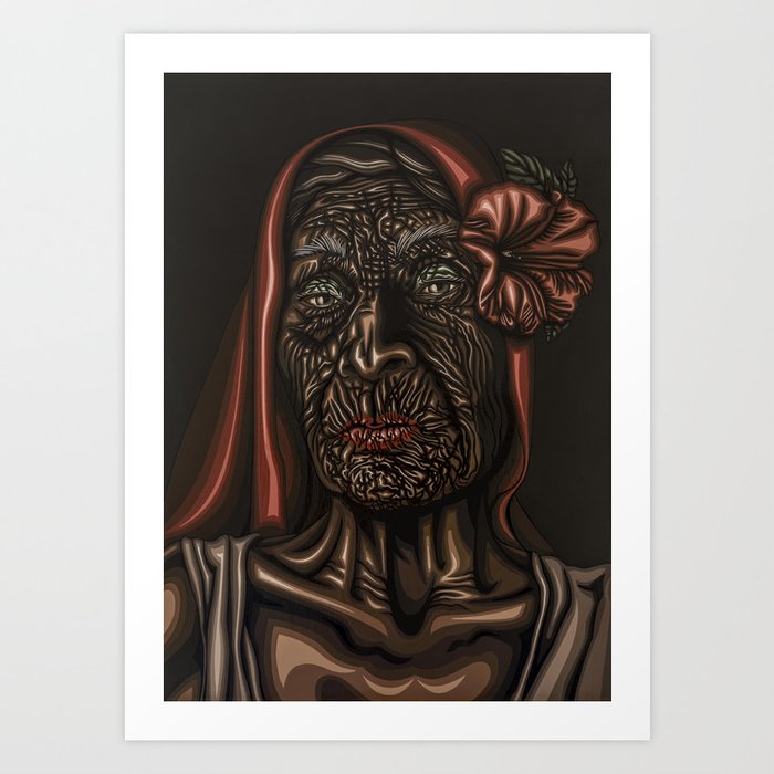 Old Woman Art Print
