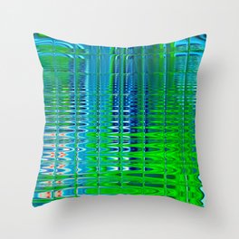Square Glass Tiles 67 Throw Pillow