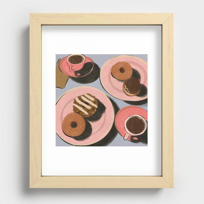 Donut Shop Recessed Framed Print