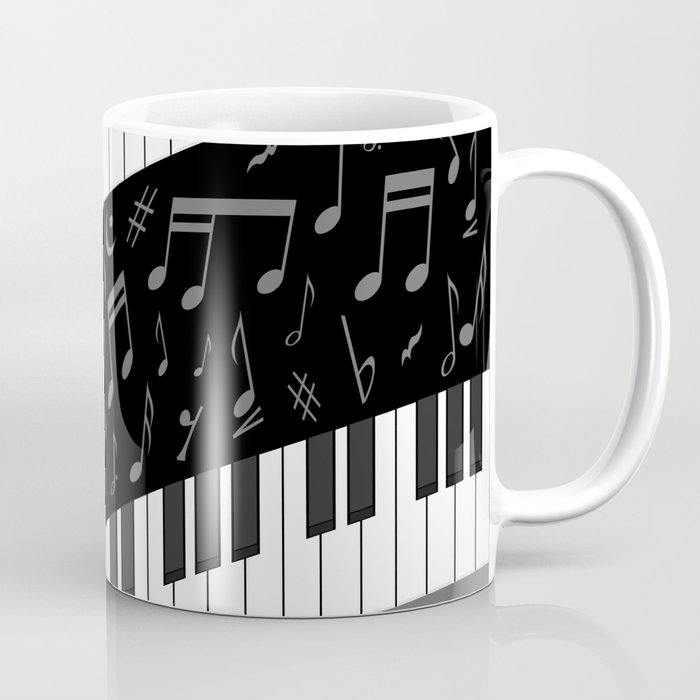 Contemporary Curved music Coffee Mug