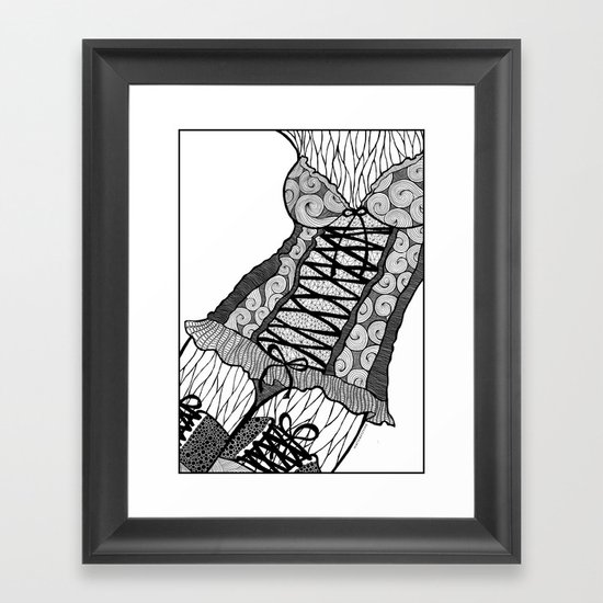 La femme n.5 Framed Art Print