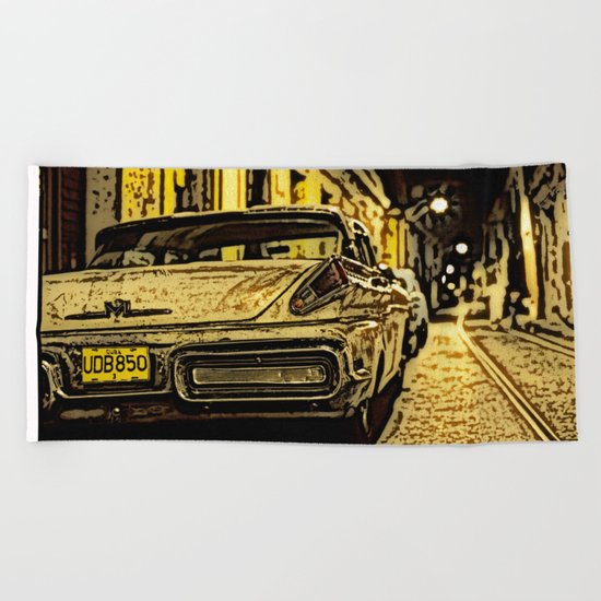 Havanna at night... Beach Towel