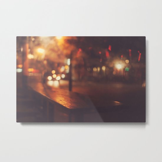City night Metal Print