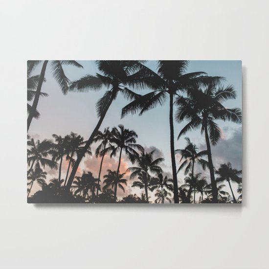 Summer Silhouette Metal Print
