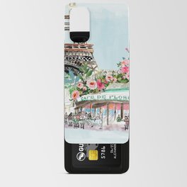 Paris Café in Spring Android Card Case