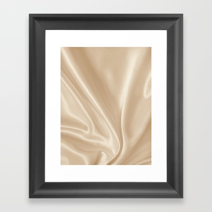Gold Silk  Framed Art Print