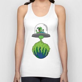 Part-time invader, full-time crop duster Tank Top
