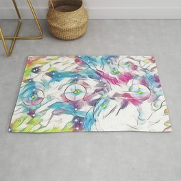 The Pleiades - Spring Abstract & Astrology Rug