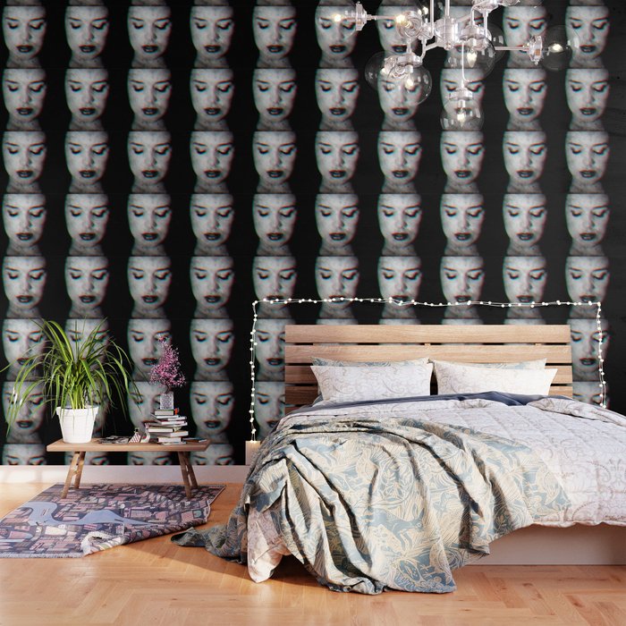 Woman 3d Face Wallpaper By Afrancisconi Society6