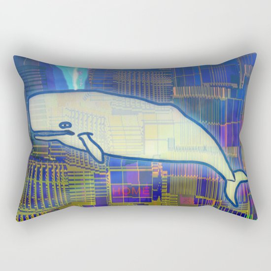 Cachalote in Atlantis 03-08-16 Rectangular Pillow