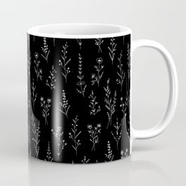 Mini New Black Wildflowers Coffee Mug