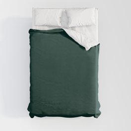 Sansevieria Green- Solid Color Duvet Cover