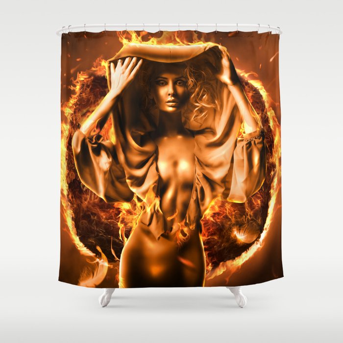 The Rise of Phoenix Shower Curtain