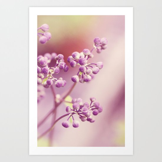 Pink Floral Art Print