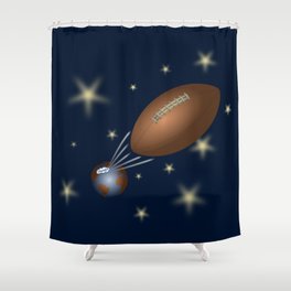 American Football Shower Curtain