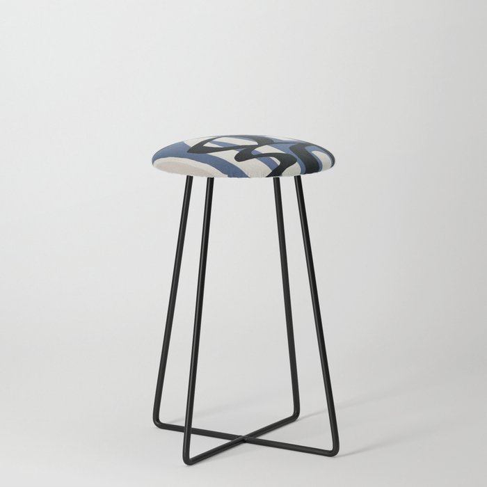 Abstract Line 43 Counter Stool