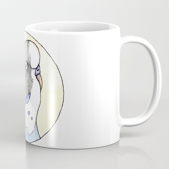 Parakeet Portrait  Coffee Mug