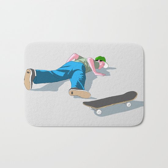 skateboarding Bath Mat