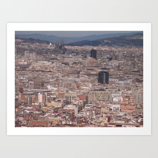 Barcelona Art Print