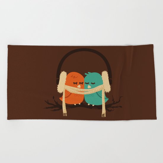 Baby It's Cold Outside Beach Towel