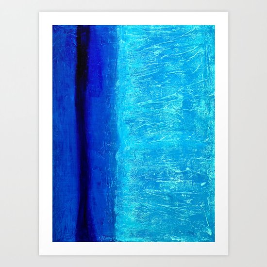 Blue Serenity Art Print