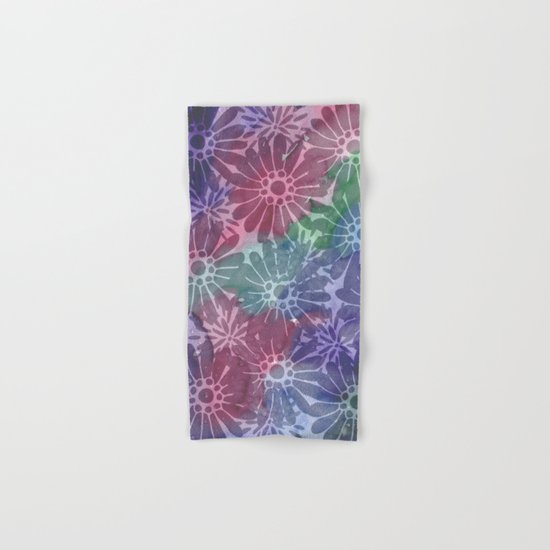 Abtract Summer Flowers I Hand & Bath Towel