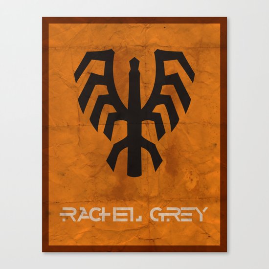 Minimalist Rachel Grey Canvas Print