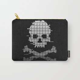 Pixel Crossbones Glith Carry-All Pouch