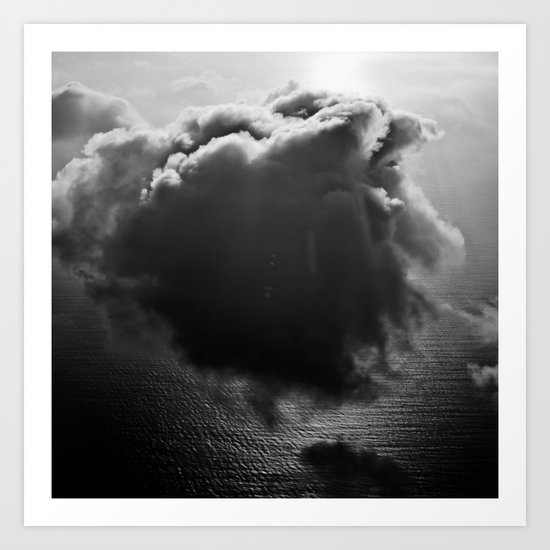 Single drifting cloud Art Print