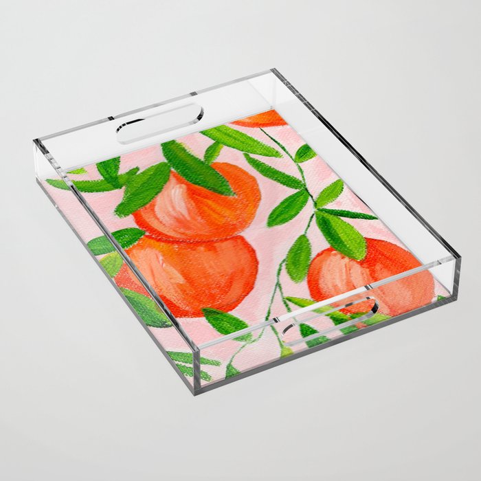 Oranges Acrylic Tray