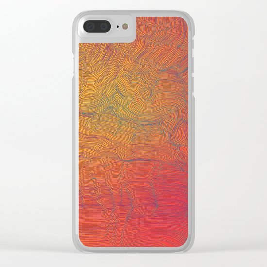 Auric Waves Clear iPhone Case