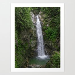 Forest Waterfall  - Landscape Photography Art Print