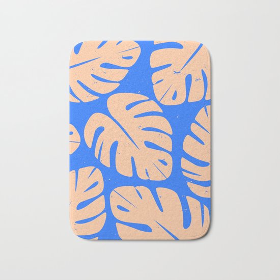 Monstera Leaf Print 5 Bath Mat